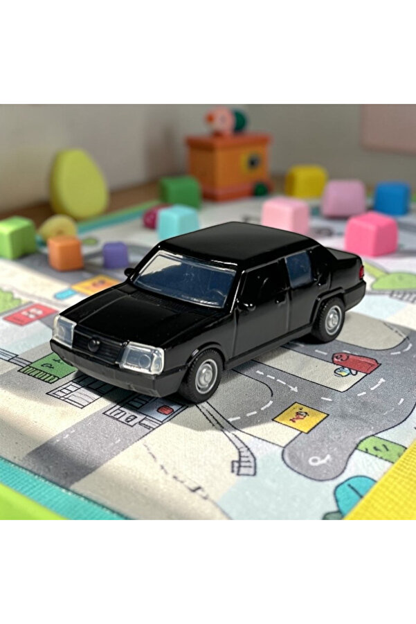Zey-Al Tofaş Şahin Metal Çek Bırak Araba - 1:30 Ölçek Siyah Model Araç