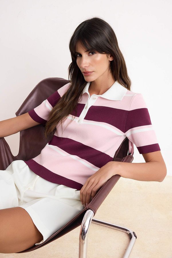 Trendyol Collection Pink Summer Premium Yarn Knit Blouse TWOSS26BZ00280