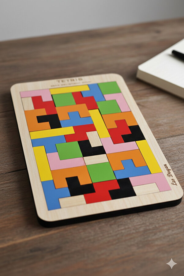 les doyen Ahşap Tetris Zeka ve Strateji Oyunu Eğitici Ahşap Tetris Oyunu Bul Tak montessori zekanı geliştir