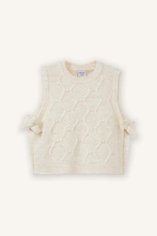 Defacto Bisiklet Yaka Hırka Kız Bebek G8134A526SP