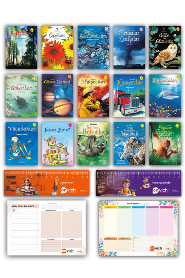 Tübitak Yayınları Popüler Bilim İlk Okuma Kitapları 15 li Set 1 (Okul Öncesi ve 1. Sınıflar İçin)