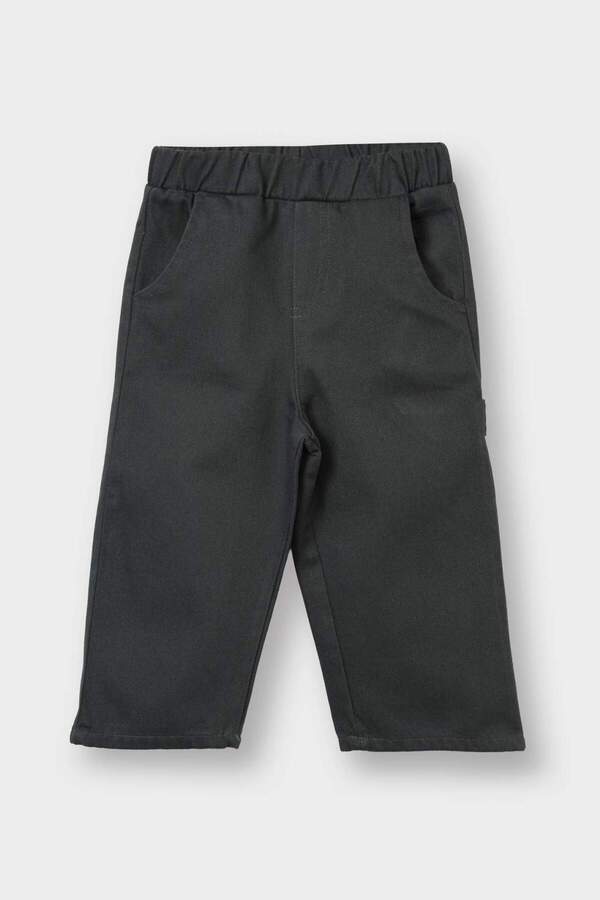 Defacto Etiket Baskılı Gabardin Pantolon Erkek Bebek F9993A525WN