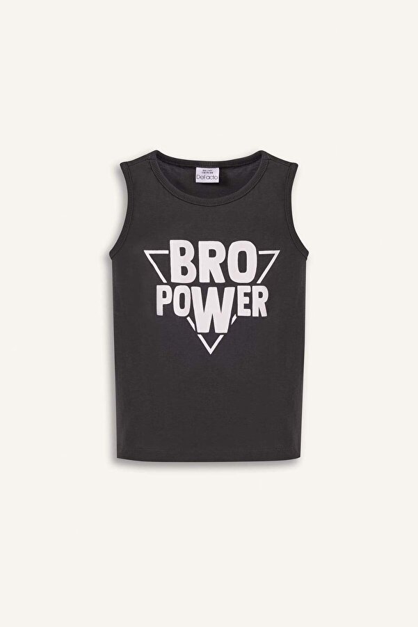 Defacto Bisiklet Yaka Baskılı Atlet Erkek Bebek E1241A525HS