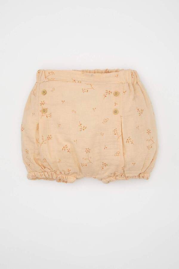 Defacto Kız Bebek Çiçekli Müslin Şort C5093A524SM