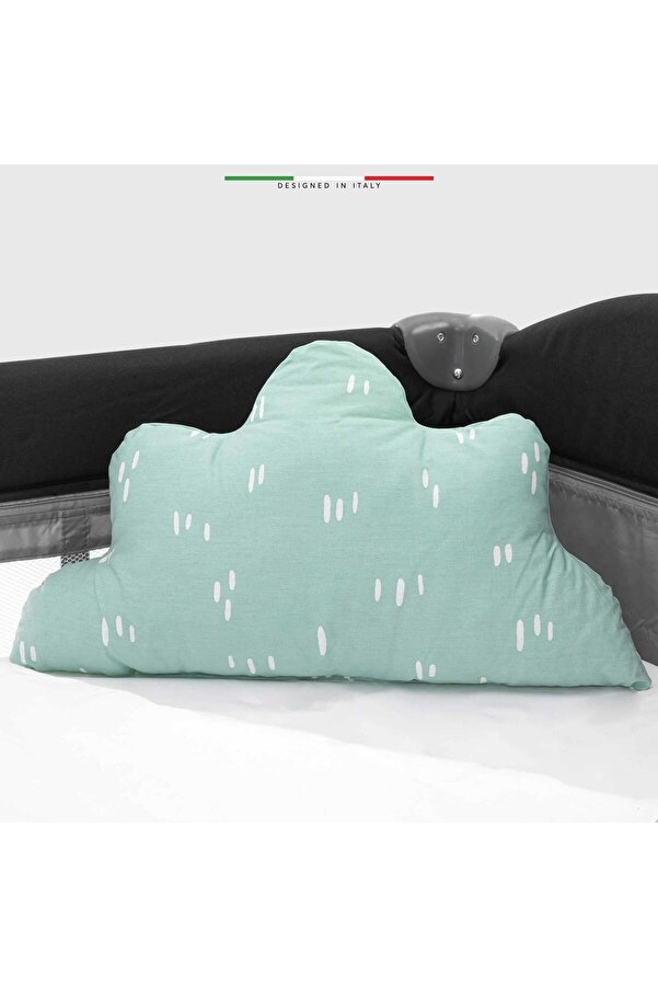 Elele EleleLife Rain 6 Parça Oyun Parkı Park Yatak Bebek Uyku Seti Mint