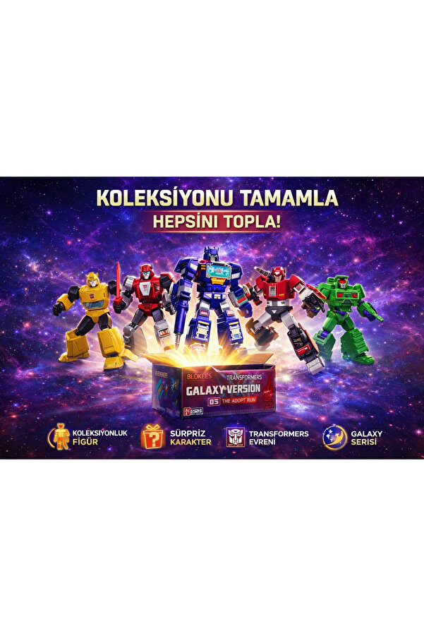Cici Oyuncak Blokees Transformers Galaxy Version 03 The Autobot Run Figür Yapım Seti Sürpriz Paket