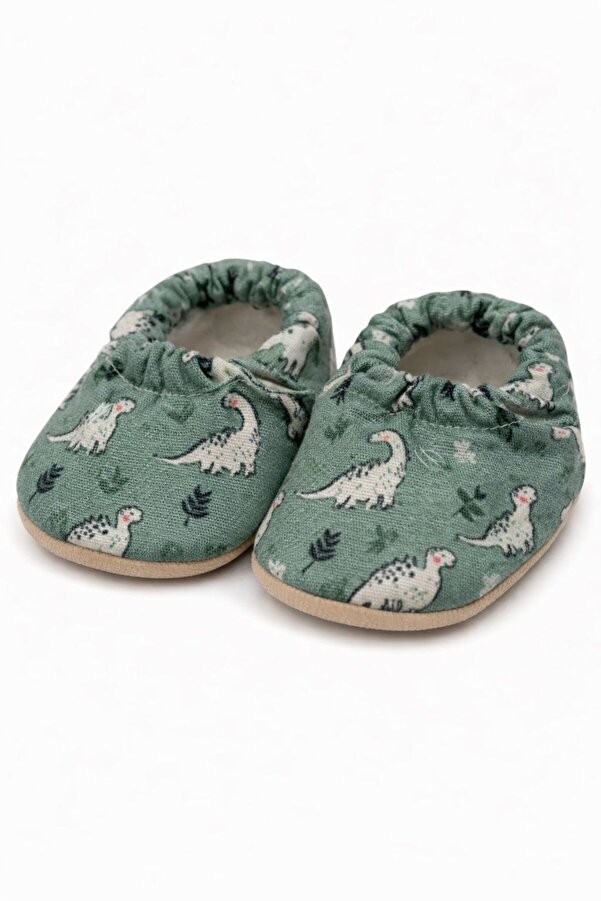 Pico Baby Kaydırmaz Tabanlı / Desenli Pamuklu Yazlık Bebek Patiği / Kreş Ayakkabısı /Esnek ve Yumuşak