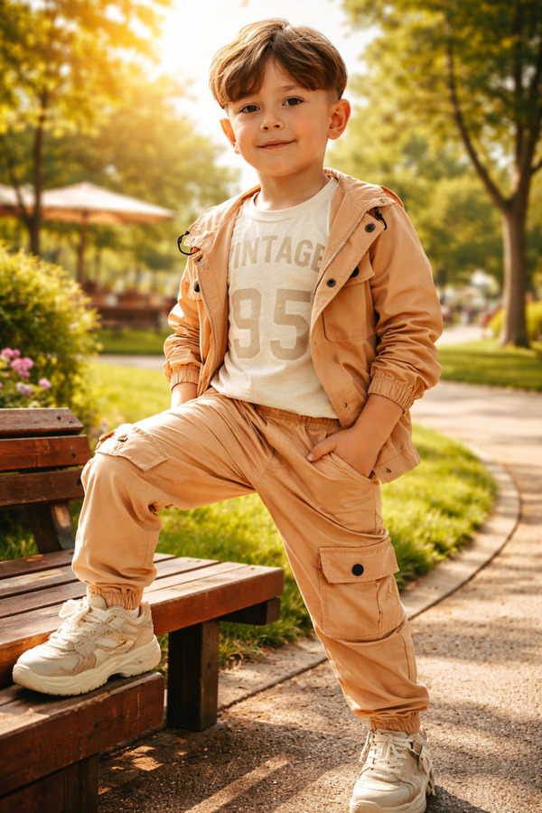 almira anne bebek Kız Çocuk Giyim Seti Gül Kurusu Renkli 3-10 Yaş Bedenler