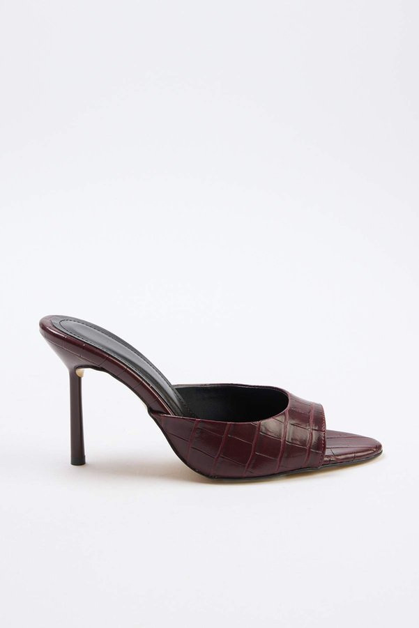 Trendyol Shoes Burgundy 9 cm Women's Classic Heeled Shoes Takss26To00049