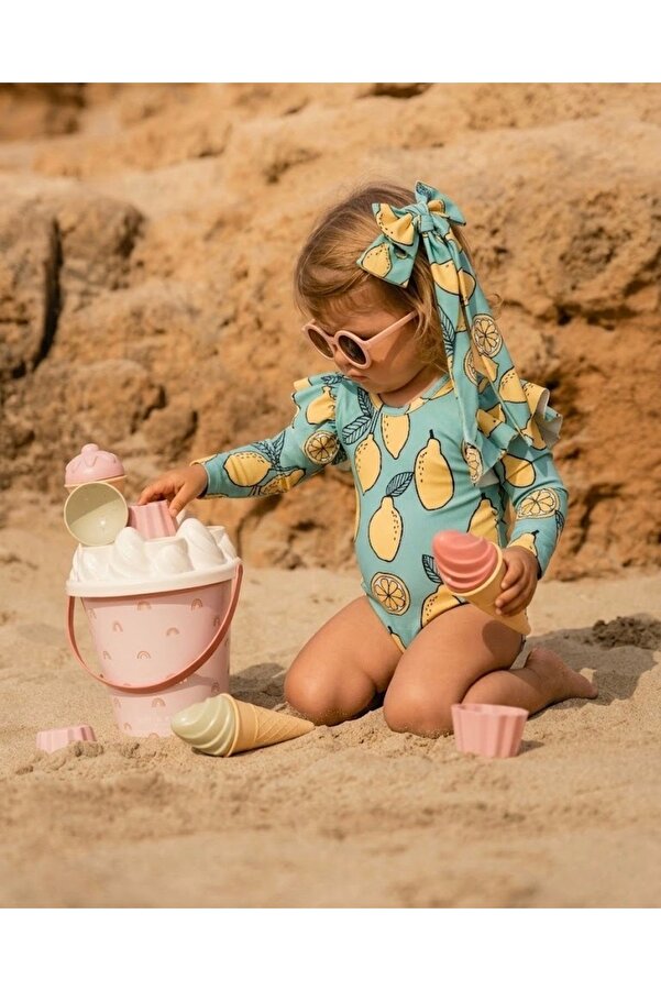 rg kidsstore UV Korumalı Bebek Fırfırlı Uzun Kollu Mayo – Güneş Korumalı Bebek Mayo_RG337