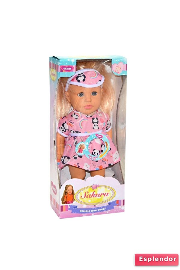 esplendor 2671 Gamze, Oynar Gözlü Konuşan Sakura Bebek - 1 Adet Stokta Olan Gönderilir