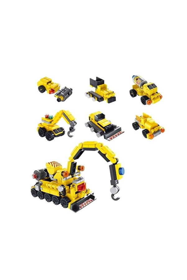 NW NessiWorld P605002 6 İN 1 SARI YUMURTA MODEL 45 PARÇA BLOCK OYUNCAK