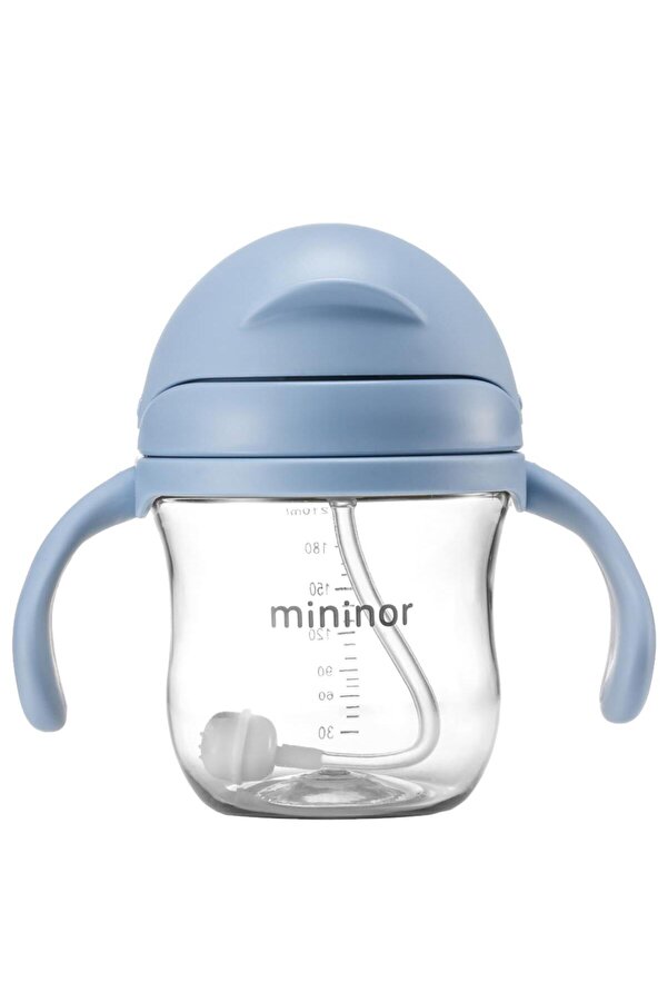 Mininor Tritan Akıllı Alıştırma Bardağı 220 ml - Nordic Sky Blue - Standart