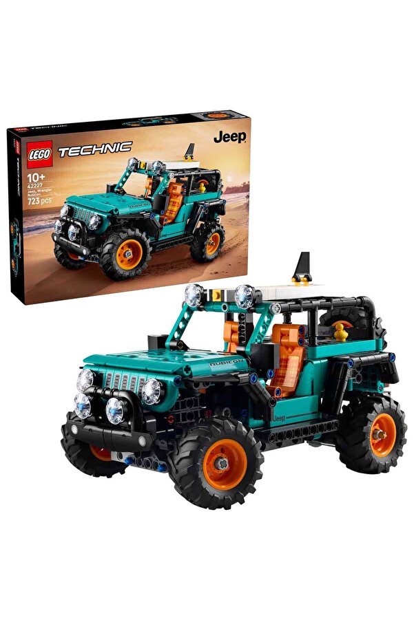 LEGO Technic Jeep Wrangler Rubicon SUV 42227 - 10 Yaş ve Üzeri Çocuklar için Ördek İçeren Yaratıcı O