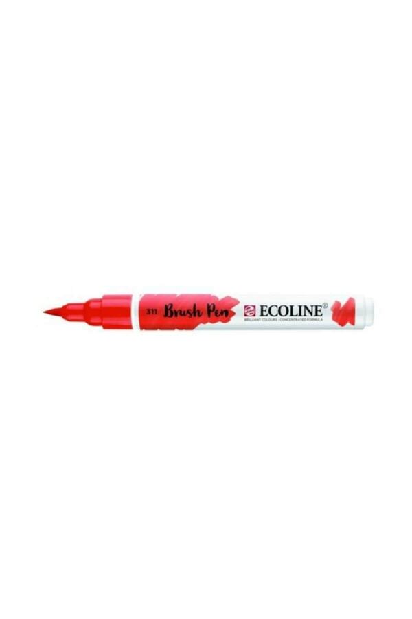 Talens-Ecoline Brush Pen Brush Tip Pen 311 Vermilion 1