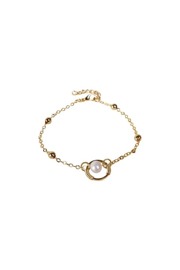Saff Doğal Taş-Certified Pearl Real Freshwater Pearl Design Bracelet201959 1