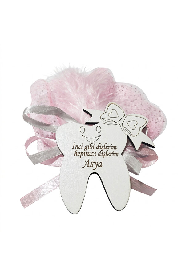 GÜVEN Ahşap Diş Buğdayı Bebek Hediyelik Doğum Magnet 12 Adet