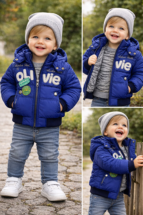 Bigazzi Lacivert Bebek Mont