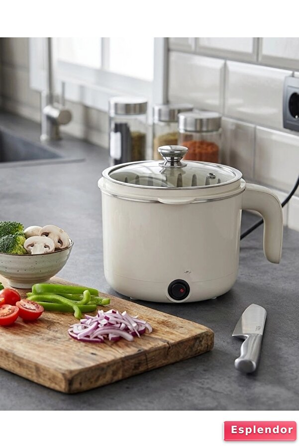 esplendor Çok Fonksiyonlu Elektrikli Pişirici 1 Litre Buharda Sebze Pişirme Özellikli