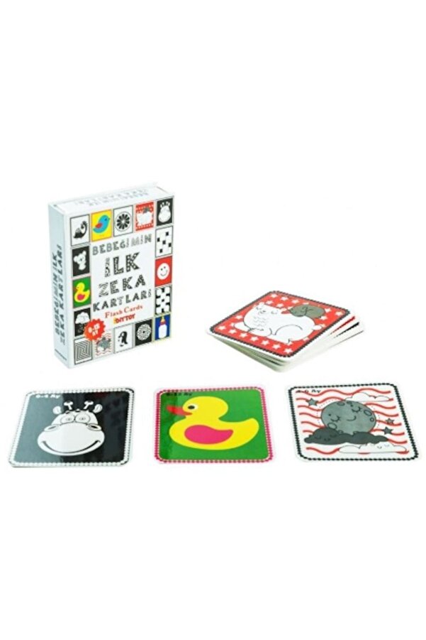 FeyzaDesign Bebeğim İçin İlk Zeka Kartları - Eğitici Flash Cards