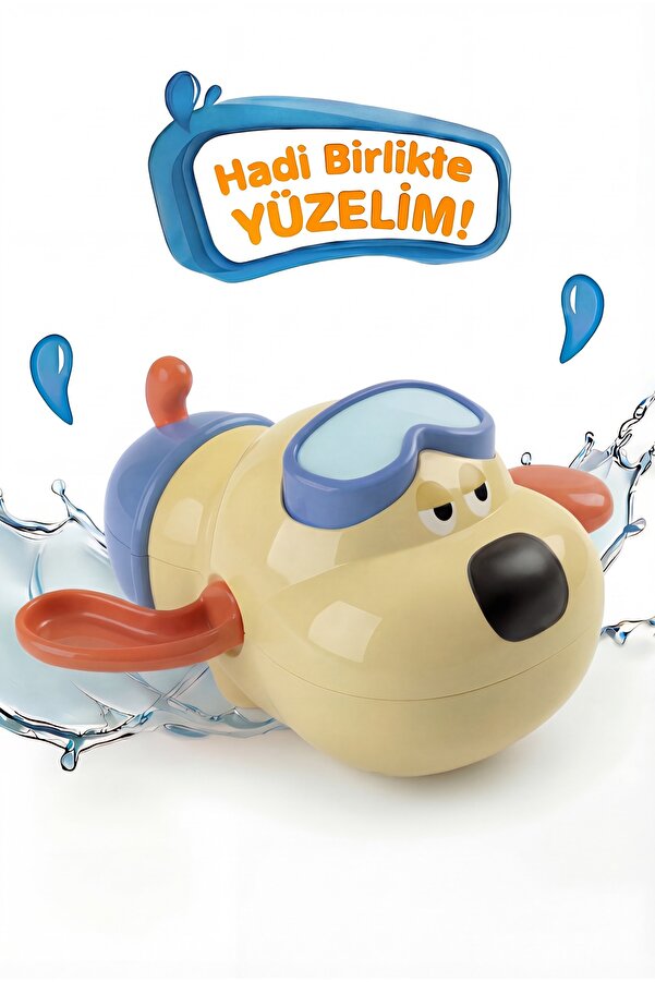 BBSKY 3'lü Sevimli Köpek Banyo Oyuncakları - El-Göz Koordinasyonu Destekli Eğitici ve Eğlenceli Set