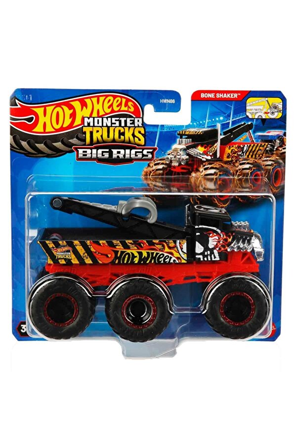 HOT WHEELS MONSTER TRUCKS BONE SHAKER 6 TEKER