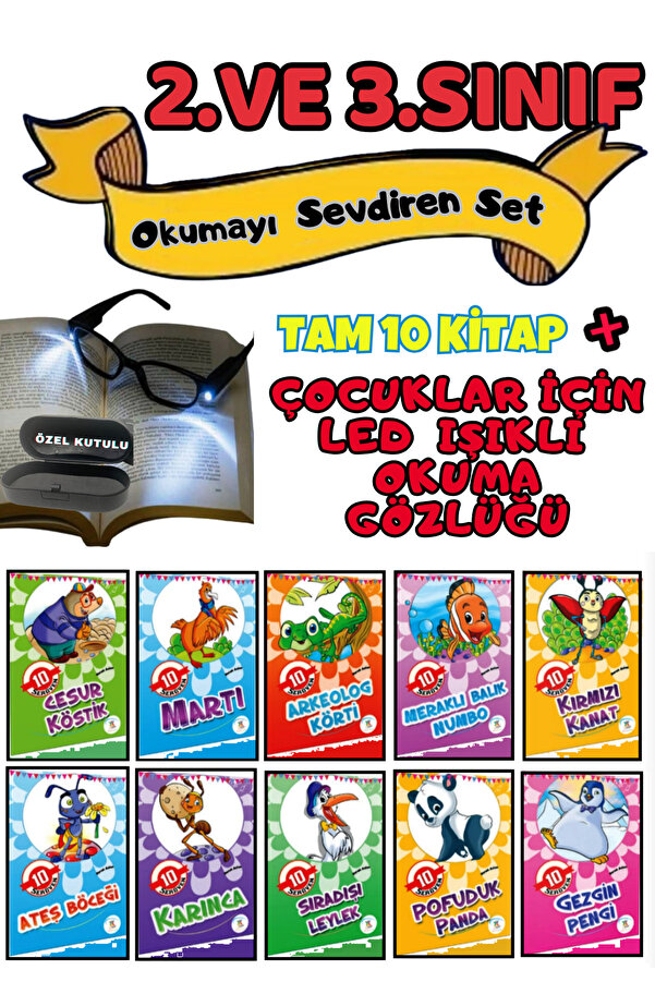 Ata Yayıncılık 2.ve 3.sınıflar Için Okumayı Sevdiren 10'lu Hikaye Kitabı Seti