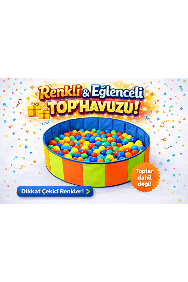 Sozzy Toys Çocuk Top Havuzu – Güvenli Oyun Alanı ( TOPLAR DAHİL DEĞİLDİR )