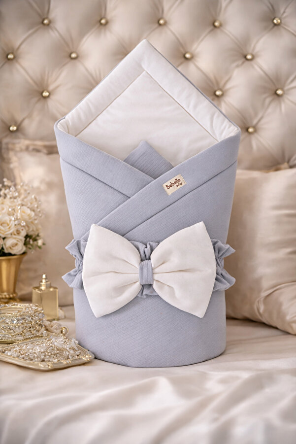 Bebella Bebek Battaniyesi %100 Pamuklu Bebek Kundak Battaniyesi Kız Erkek Dış Kundak Hastane Çıkışı