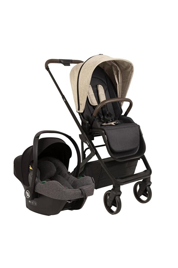 Bagi Neo Grey Travel Sistem Bebek Arabası Beige