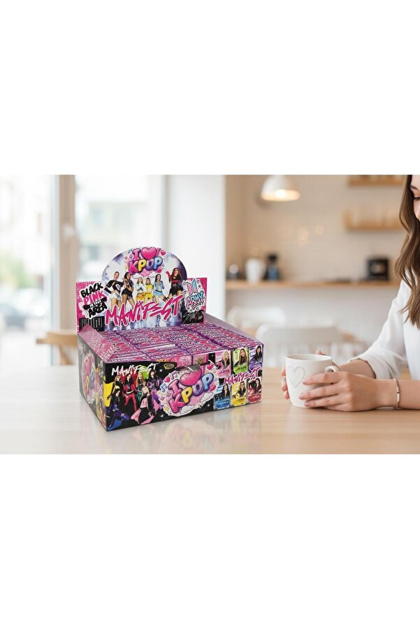 MyClean Blackpink K'POP Manifest Army Kart Sticker Çanta Süsü 48 li Tam Kutu