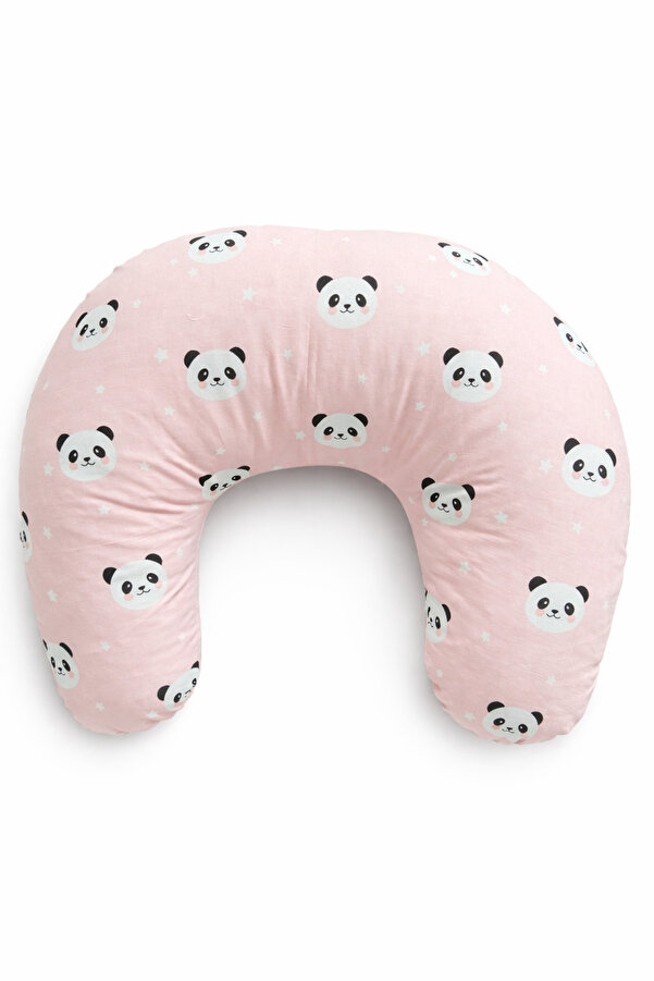 Jaju Baby Pembe Panda Desenli Emzirme Yastığı