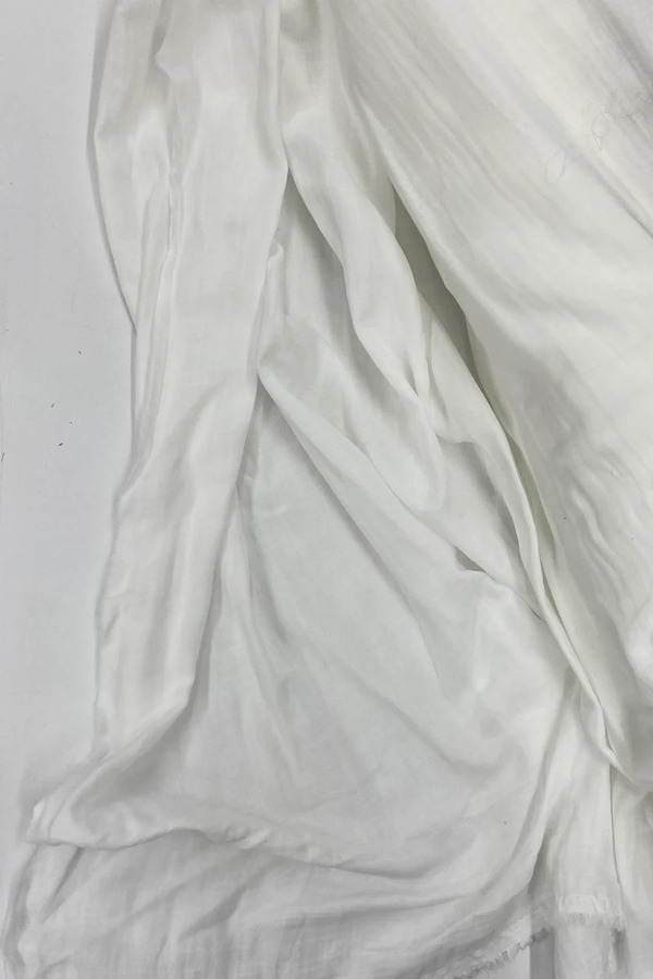 TEKNOLOJİBİZDE Çok Amaçlı Müslin Pamuklu Bebek Örtü ve Battaniye Kumaşı Müslin Bez Kırık Beyaz 11