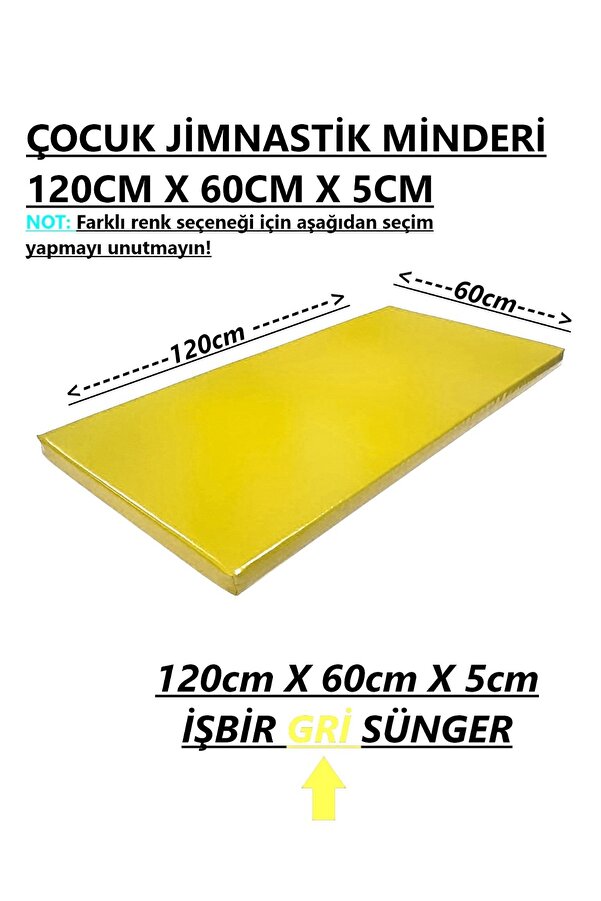 gürteks 60x120x5 Cm Çocuk Jimnastik Minderi (PVC)