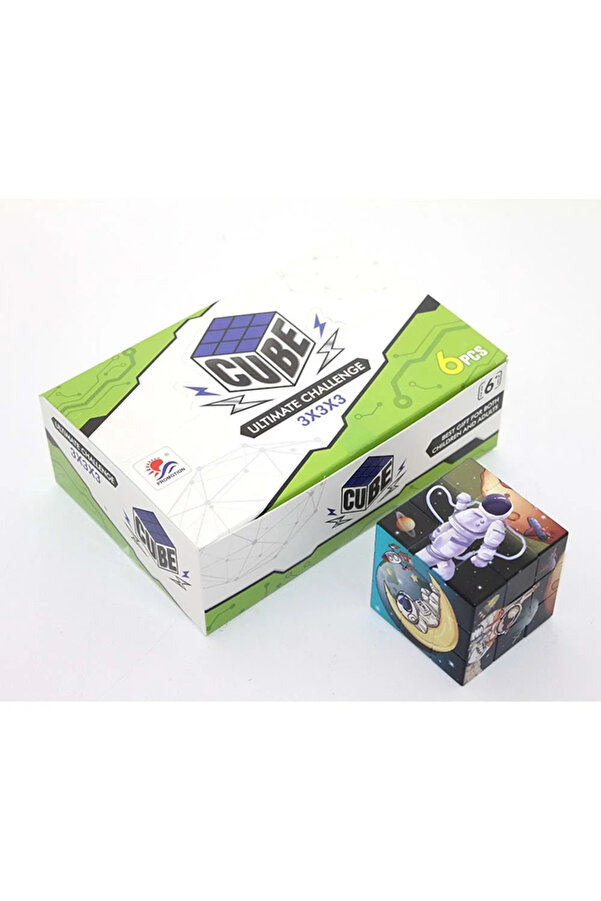 Skygo Uzay Temalı Küp Yapboz Zeka Küpü