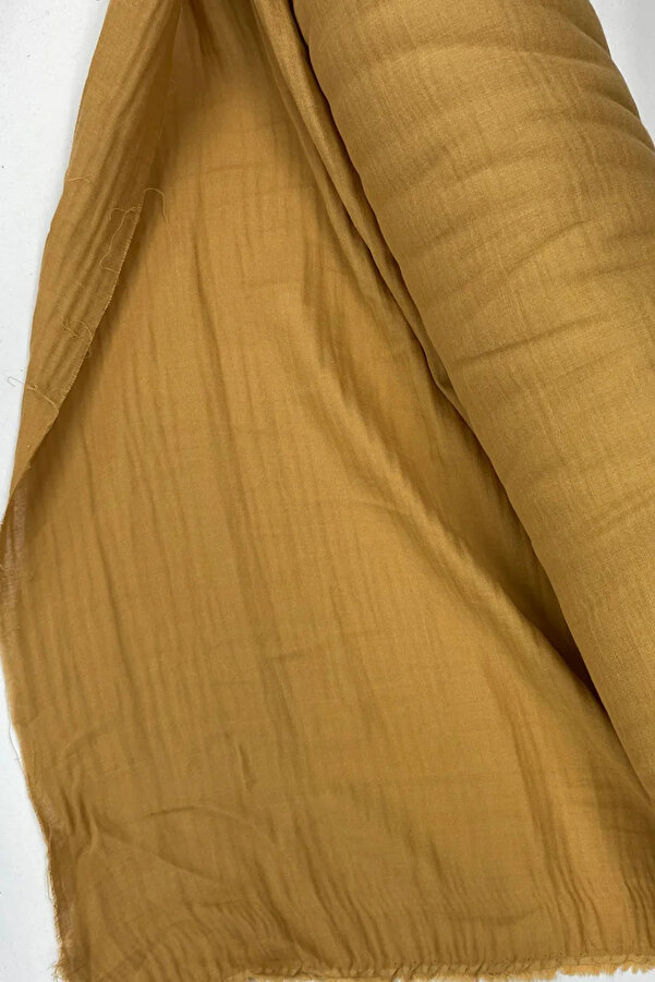 TEKNOLOJİBİZDE Çok Amaçlı Müslin Pamuklu Bebek Örtü ve Battaniye Kumaşı Müslin Bez Açık Kahve 37