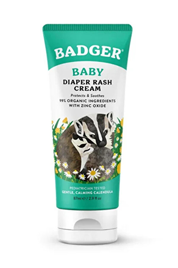 Badger Bebek Bezi Kremi Pişik Önlemeye Yardımcı Diaper Cream 87 ml