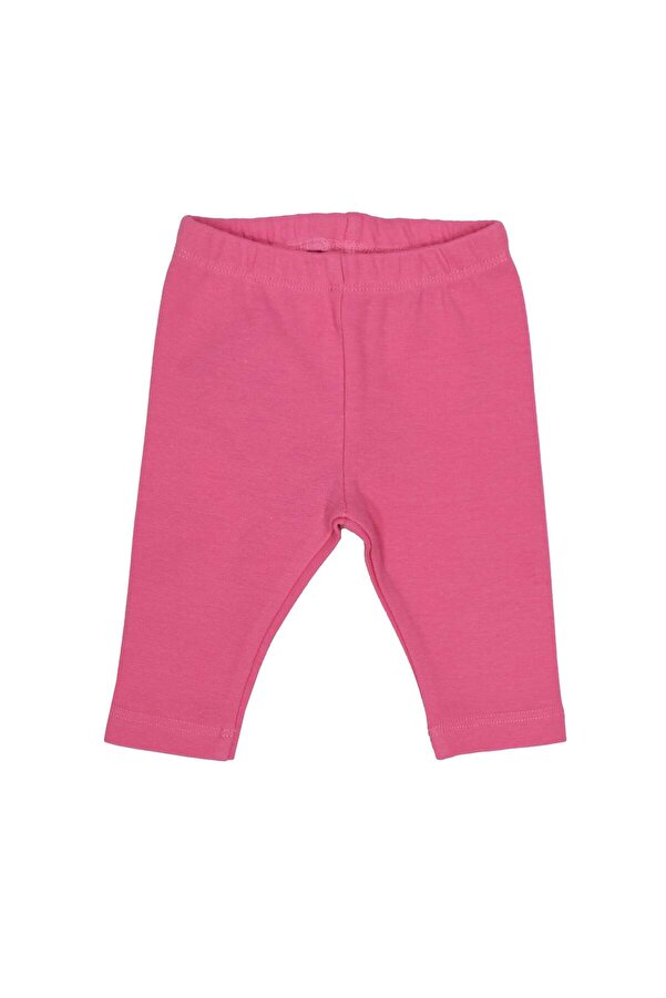 OrganicKid Basic Kız Bebek Şeker Pembe Tayt