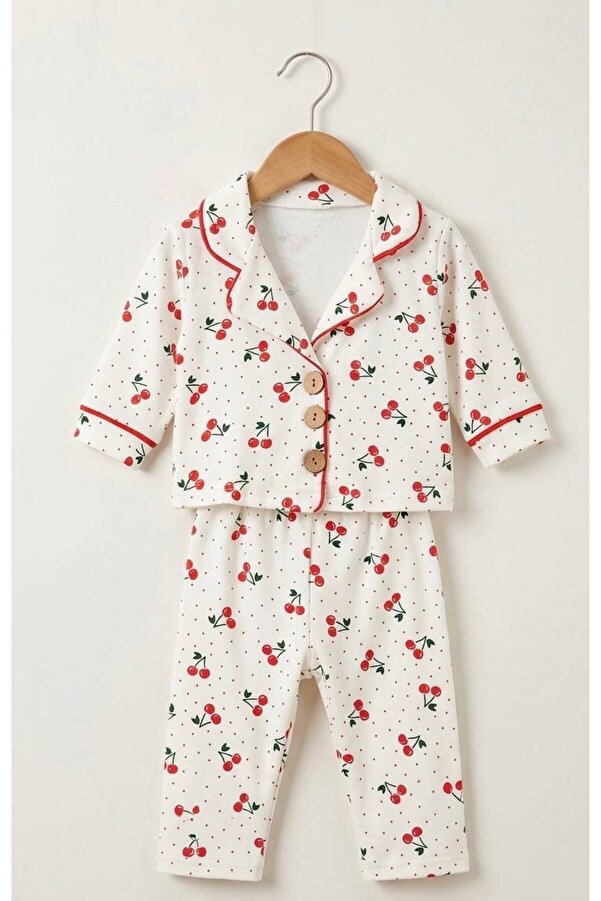 Milanlı Kids Kız Çocuk Alt Üst Pamuklu Pijama Takım