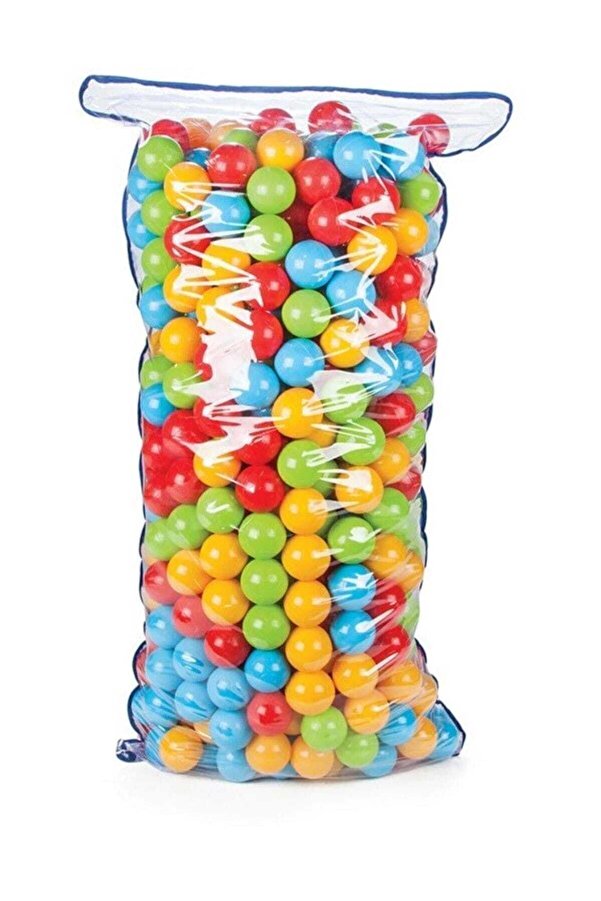 Saule 6 cm Renkli Oyun Havuzu Topları 500'lü Paket Keyifli Eğlence Seti