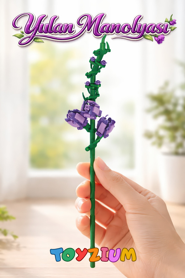 Shem Florist Glayöl Kılıç Çiçeği Yapı Blok Çiçek Seti (122 Parça) - Gladiolus Plant Series