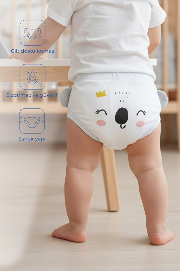 Babyjem Soft Alıştırma Külodu Beyaz 2 Yaş