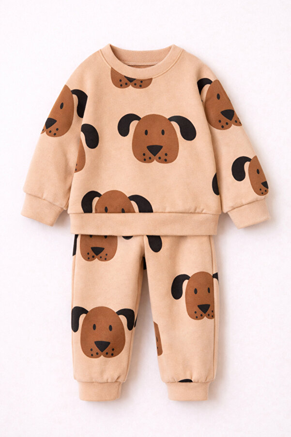 Bubito Çocuk Ayıcıklı İkili Alt Üst Takım (Dikkat Mevsimlik Kumaştır)