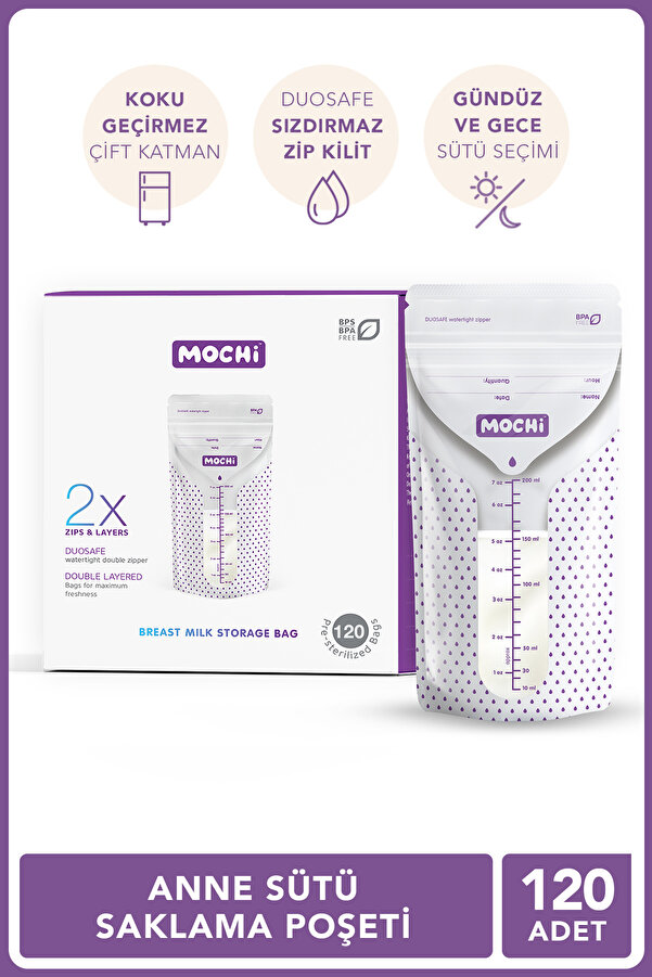 Mochi Anne Sütü Poşeti 200 ml 120 Adet
