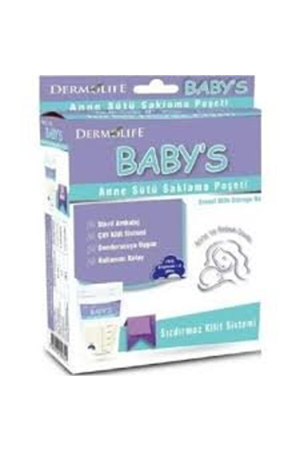Dermolife Baby's Anne Sütü Saklama Poşeti 20'li