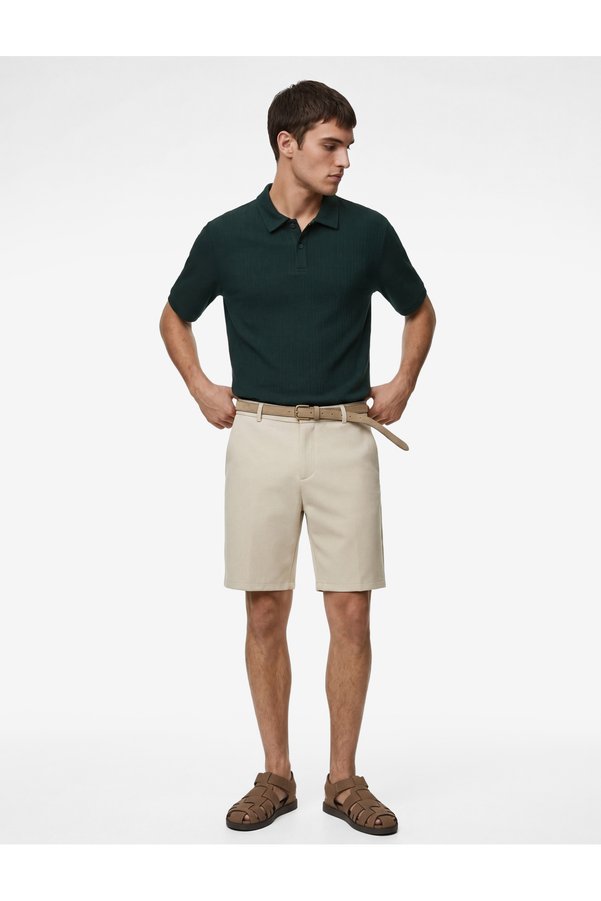 Koton Regular Fit Short Sleeve Buttoned Polo Collar T-Shirt