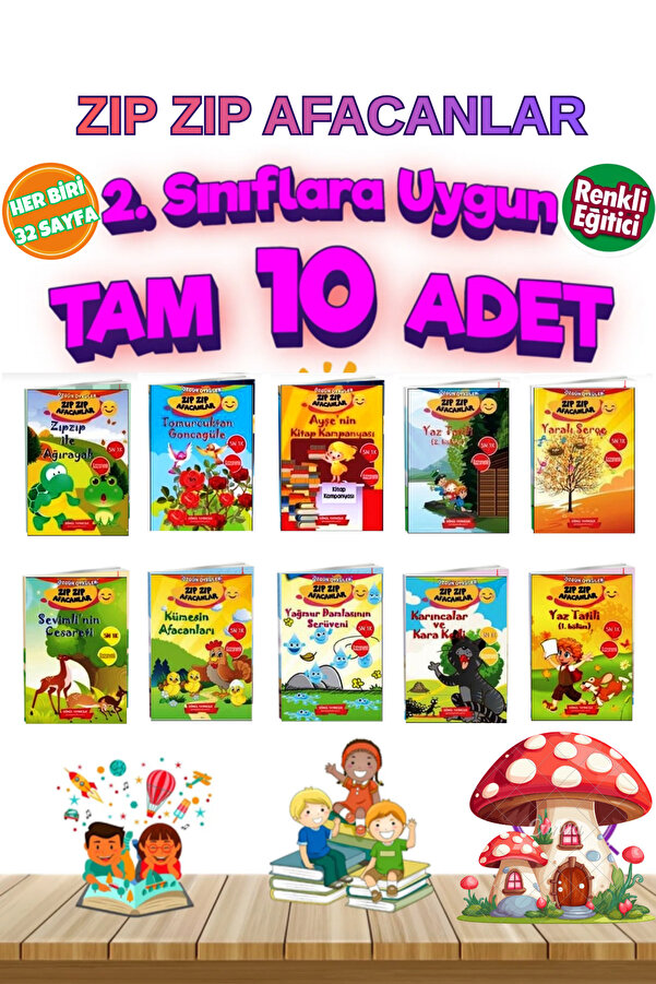 GÖNÜL YAYINCILIK 2.sınıf Öğrencileri Için Okuma Kitabı Hikaye Seti Okuma Anlama Geliştirme Dikkat Harry