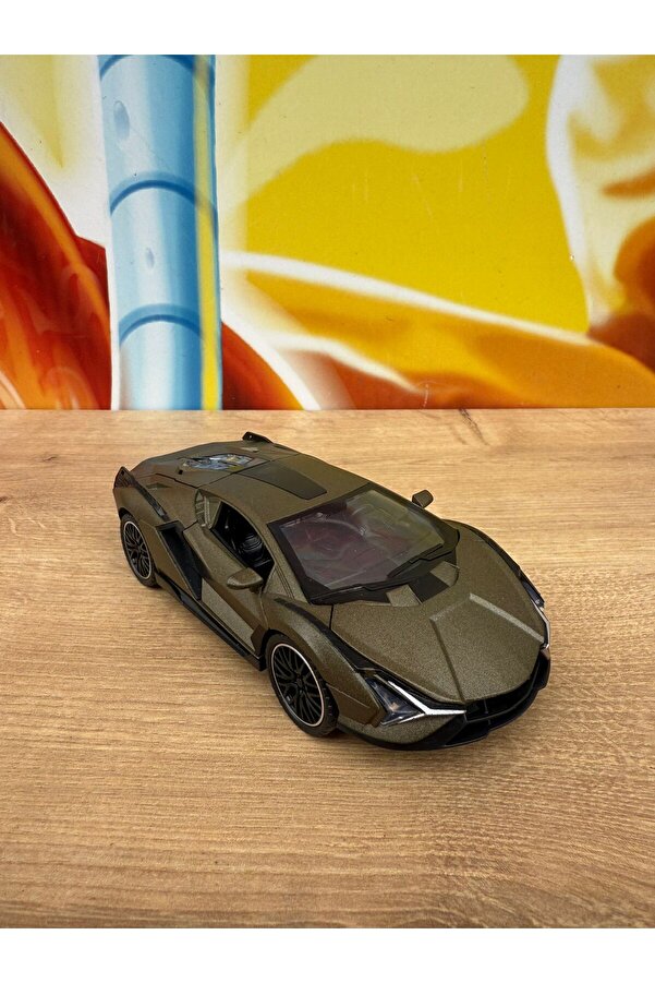 scntoys Lamborghini Çek Bırak Model Araba Lamborghini Veneno Diecast Araba Kapı Bagaj Kaput