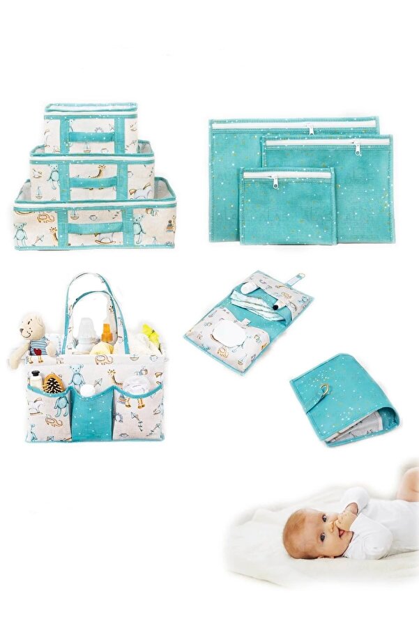 Genel Markalar Doğum Çantası Çok Kullanışlı Düzenleyici Set 3 Parça