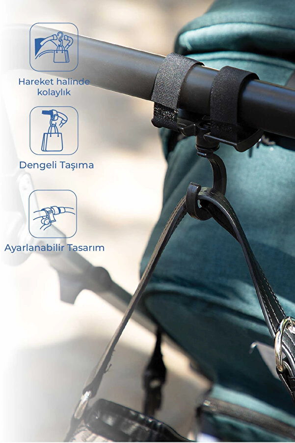 Babyjem Puset Bebek Arabası Kancası Anne Çanta Taşıyıcı